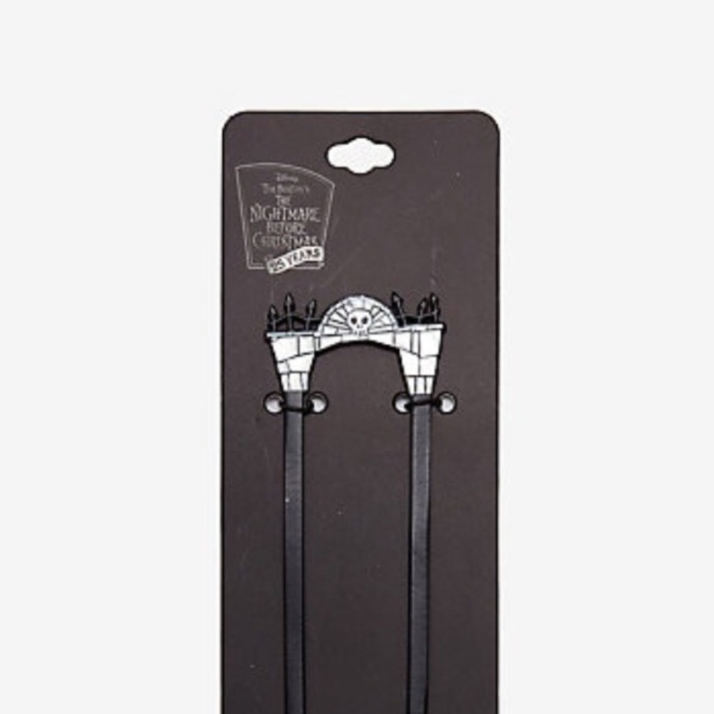 NWT Disney: The Nightmare Before Christmas Cemetery Gate Long Hair Pin - Picture 4 of 5